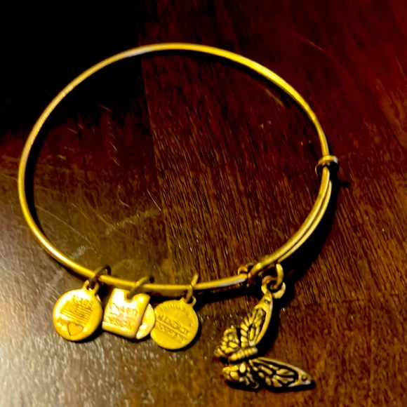 Alex and Ani - Butterfly Charm Bracelet Stackable - Picture 1 of 1